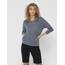 ONLY Damen Onlalba 3/4 Top JRS Noos Langarmshirt, Windward Blue,S