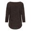 ONLY Damen Onlalba 3/4 Top JRS Noos Langarmshirt, Dark Earth,XL