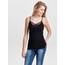 ONLY Damen Onlkira Lace Singlet 2 Pack Top, Schwarz (Black Pack: Black And White), XS EU