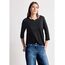 Cecil Damen 313172 Fenja T Shirt, Schwarz (Black), M EU