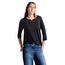 Cecil Damen 313172 Fenja T Shirt, Schwarz (Black), XS EU