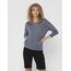ONLY Damen Onlalba 3/4 Top JRS Noos Langarmshirt, Windward Blue,XXL