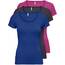 ONLY 3er Pack Damen T-Shirt schwarz oder weiß Kurzarm lang Basic Sommer T-Shirts XS S M L XL 15209153