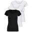 ONLY 3er Pack Damen T-Shirt schwarz oder weiß Kurzarm lang Basic Sommer T-Shirts XS S M L XL 15209153