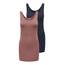 ONLY Damen Onllive Love New Long Tt 2pack Noos Tanktop, Night Sky/Pack:Night Sky/Withered Rose, M EU