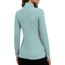 DUOEASE Tshirt Damen Basic Langarmshirt Damen Rollkragen Einfarbig Top Elegant Casual Rollkragenpullover Herbst Winter Oberteile(Türkis M