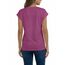 AirMood Damen-T-Shirt, Sommer, lässig, mit Flügelärmeln, violett, M
