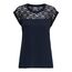 ONLY Damen Onlnicole S/S Mix Top Noos Blouse, Blau (Night Sky),XXS