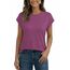 AirMood Damen-T-Shirt, Sommer, lässig, mit Flügelärmeln, violett, M