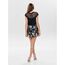 ONLY Damen Onlnicole S/S Mix Top Noos Blouse, Blau (Night Sky),XXS