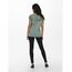 ONLY Damen Onlnicole S/S Mix Top Noos Blouse, Grün, XL EU