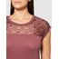 ONLY Damen Onlnicole S/S Mix Top Noos Blouse, Rose Brown,XXS