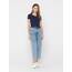 ONLY Damen Onllive Love SS Oneck TOP JRS, Peacoat/Moonlight Blue/Tradewi, S