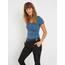 ONLY Damen Onllive Love SS Oneck TOP JRS, Peacoat/Moonlight Blue/Tradewi, XS