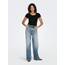 ONLY Damen Onllive Love SS Oneck TOP JRS, Dark Grey Melange/Black/Black/, XXL