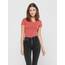 ONLY Damen Onllive Love SS Oneck TOP JRS, Birch/Arona/Mineral red/Hedge, L