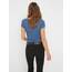 ONLY Damen Onllive Love SS Oneck TOP JRS, Peacoat/Moonlight Blue/Tradewi, XS