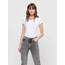 ONLY Damen Onllive Love S/S O-Neck Top JRS Blouse, WeiÃƒŸ, XS EU