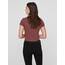 ONLY Damen Onllive Love SS Oneck TOP JRS, Maroon Banner/Rose Brown/Adobe, M