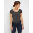 ONLY Damen Onllive Love SS Oneck TOP JRS, Dark Grey Melange/Balsam Green, XL