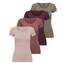 ONLY Damen Onllive Love SS Oneck TOP JRS, Maroon Banner/Rose Brown/Adobe, S