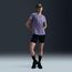 Nike Damen Club T-Shirt, Dusty Amethyst, L