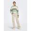 ONLY Damen Onlatia L/S Stripe Pullover KNT Noos Sweater, Silt Green,M