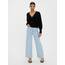 VERO MODA Damen Vmlea Ls V-Hals Manchet Cardigan Noos Strickjacke, Schwarz, L EU