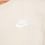 Nike Damen NSW Club T-Shirt, Sanddrift/White, M EU