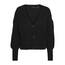 VERO MODA Damen Vmlea Ls V-Hals Manchet Cardigan Noos Strickjacke, Schwarz, L EU