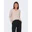 ONLY Damen ONLCAMILLA V-Neck L/S Strickpullover KNT 15204588, Pumice Stonedetail:Melange,M