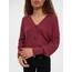 VERO MODA Damen Vmlea Ls V-Neck Cuff Cardigan Noos Strickjacke, Dry Rose, XS EU