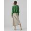 VERO MODA Damen Vmlea Ls V-neck Cuff Cardigan Noos Strickjacke, Bright Green, S