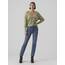 VERO MODA Damen Vmlea Ls V-neck Cuff Cardigan Noos Strickjacke, Reseda, S