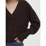 VERO MODA Damen Vmlea Ls V-Neck Cuff Cardigan Noos Strickjacke, Coffee Bean, S EU