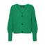 VERO MODA Damen Vmlea Ls V-neck Cuff Cardigan Noos Strickjacke, Bright Green, S