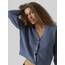 VERO MODA Damen Vmlea Ls V-neck Cuff Cardigan Noos Strickjacke, China Blue, S
