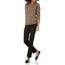 Amazon Essentials Damen Leichter, Langärmeliger Pullover Mit Rundhalsausschnitt (Erhältlich in Übergröße), Kamelbraun Gepard, XL