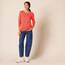 Amazon Essentials Damen Leichter, Langärmeliger Pullover Mit Rundhalsausschnitt (Erhältlich in Übergröße), Korallenrosa, XL
