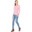 Amazon Essentials Damen Leichter, Langärmeliger Pullover Mit Rundhalsausschnitt (Erhältlich in Übergröße), Hellrosa, XL
