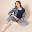 Amazon Essentials Damen Leichter, Langärmeliger Pullover Mit Rundhalsausschnitt (Erhältlich in Übergröße), Marineblau, L