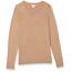 Amazon Essentials Damen Leichter, Langärmeliger Pullover Mit Rundhalsausschnitt (Erhältlich in Übergröße), Kamelbraun Meliert, L