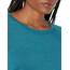 Amazon Essentials Damen Leichter, Langärmeliger Pullover Mit Rundhalsausschnitt (Erhältlich in Übergröße), Grünblau, L