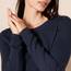 Amazon Essentials Damen Leichter, Langärmeliger Pullover Mit Rundhalsausschnitt (Erhältlich in Übergröße), Marineblau, L