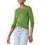 Amazon Essentials Damen Leichter, Langärmeliger Pullover Mit Rundhalsausschnitt (Erhältlich in Übergröße), Grün, L