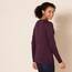 Amazon Essentials Damen Leichter, Langärmeliger Pullover Mit Rundhalsausschnitt (Erhältlich in Übergröße), Burgunderrot, XXL