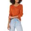 Amazon Essentials Damen Leichter, Langärmeliger Pullover Mit Rundhalsausschnitt (Erhältlich in Übergröße), Rostfarben, XXL