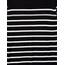 Amazon Essentials Damen Leichter, Langärmeliger Pullover Mit Rundhalsausschnitt (Erhältlich in Übergröße), Schwarz Grau Weiß Streifen, XL
