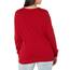 Amazon Essentials Damen Leichter, Langärmeliger Pullover Mit Rundhalsausschnitt (Erhältlich in Übergröße), Rot, XXL
