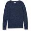 Amazon Essentials Damen Leichter, Langärmeliger Pullover Mit Rundhalsausschnitt (Erhältlich in Übergröße), Marineblau Gepard, XXL